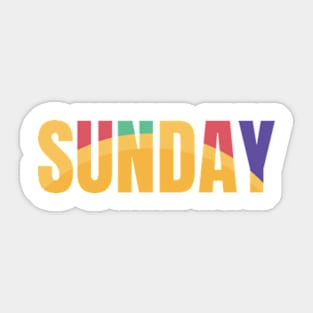 Sunday ver 2 Sticker